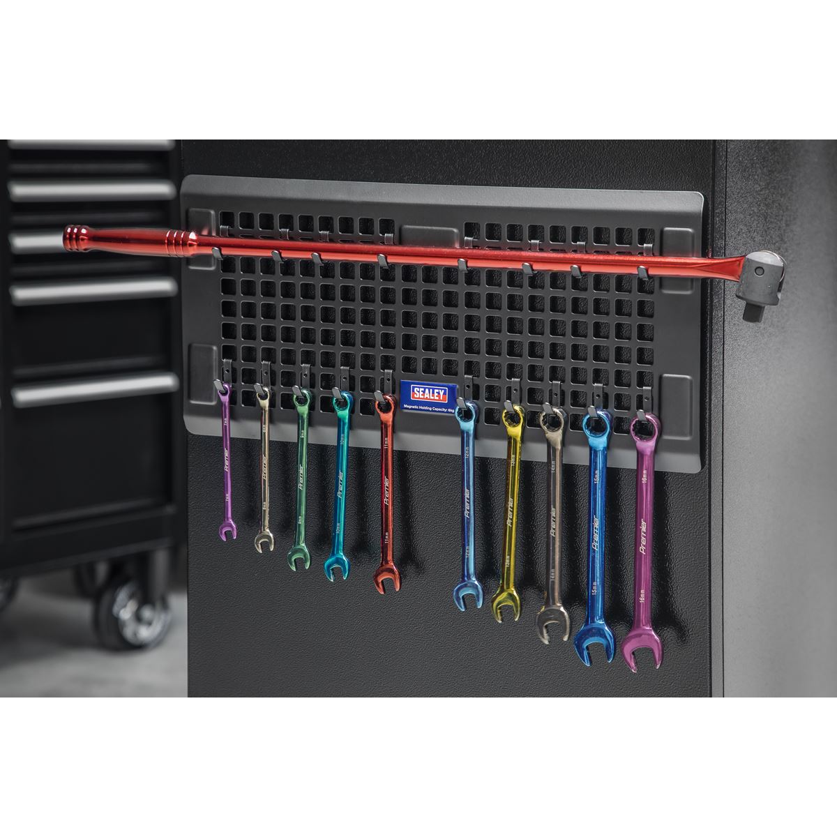 Sealey APPBB Magnetic Pegboard - Black Sealey