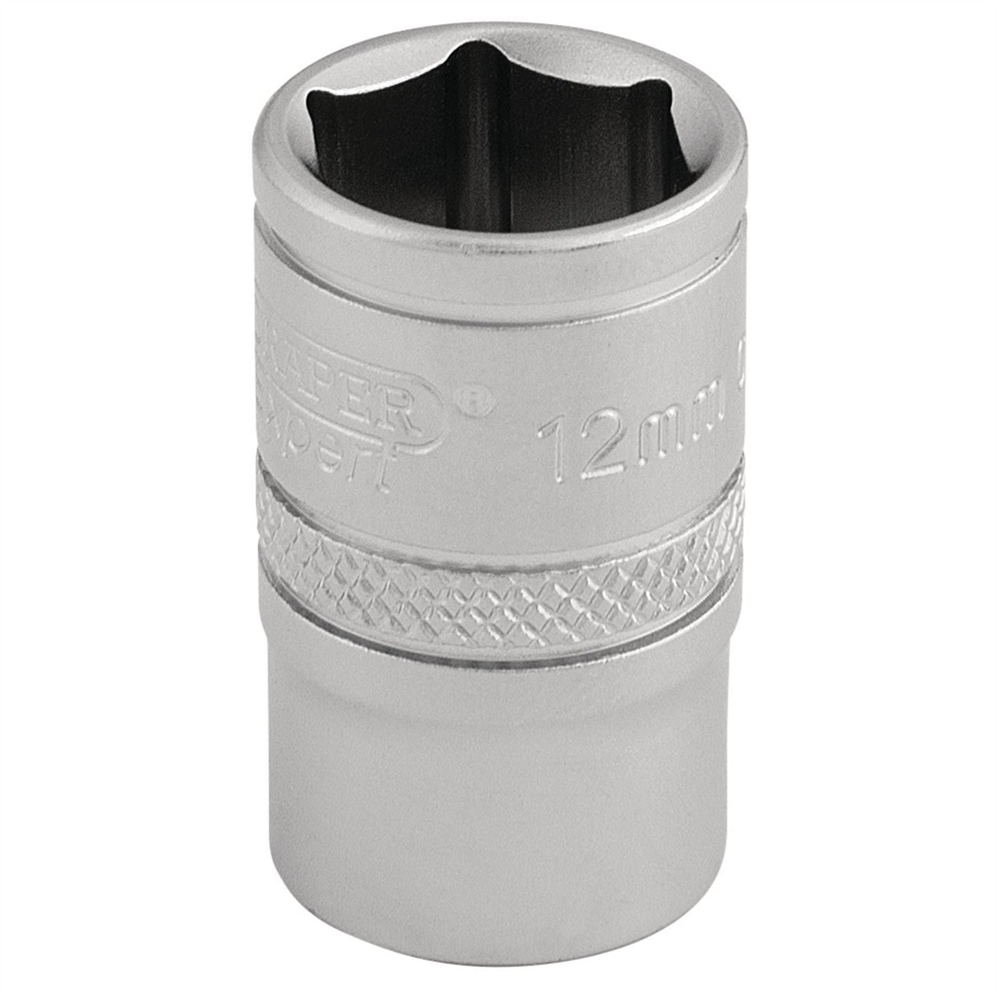 Draper 16537 6 Point Metric Socket 3/8" Sq. Dr. 12mm Draper
