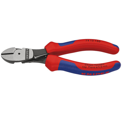 Knipex 44268 74 12 160 High Leverage Diagonal Side Cutters with Return Spring 160mm Knipex