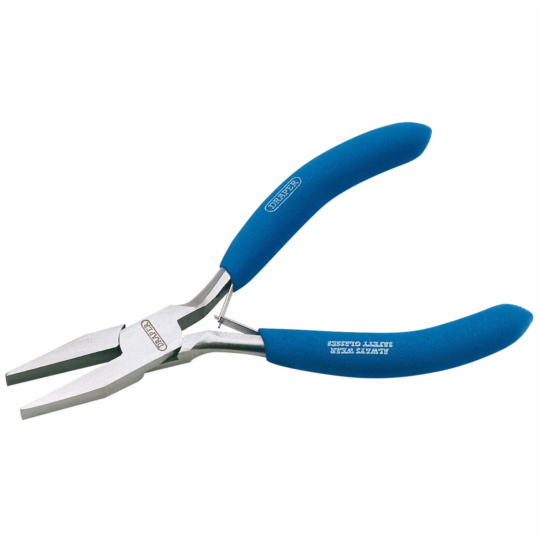 Draper 60741 Carbon Steel Flat Nose Pliers 125mm Draper