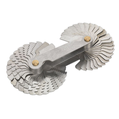 Sealey AK73SPG Screw Pitch Gauge Set 52pc BSW/Metric Sealey