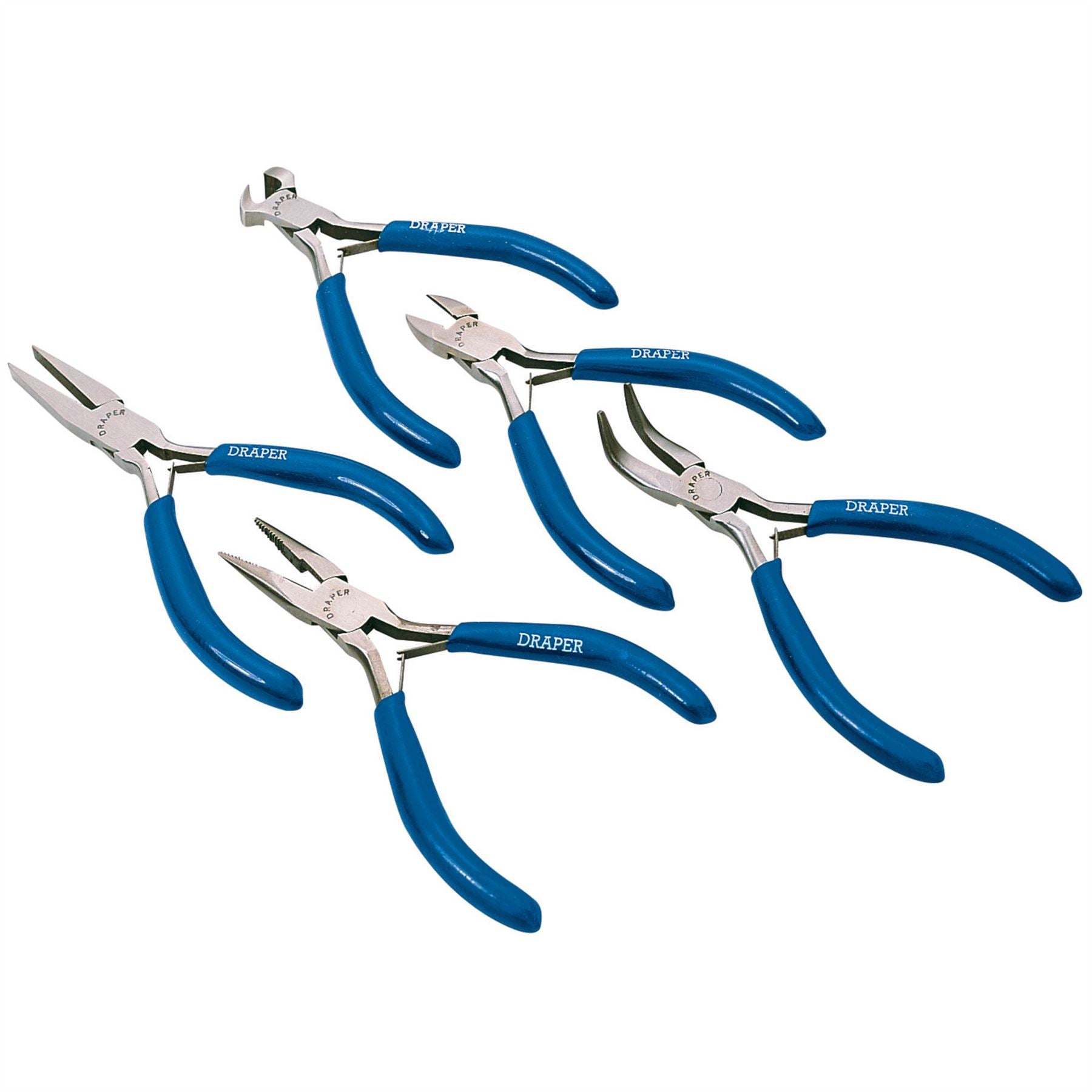 Draper 33057 Carbon Steel Mini Plier Set 5 Piece Draper