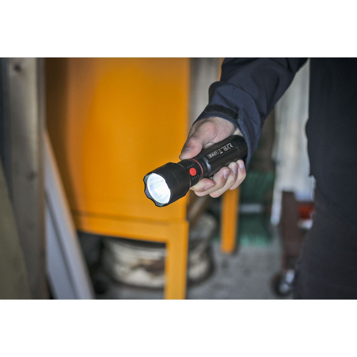 Sealey LED069 Torch/Inspection Light 3W COB & 3W LED 4 x AAA Cell Sealey