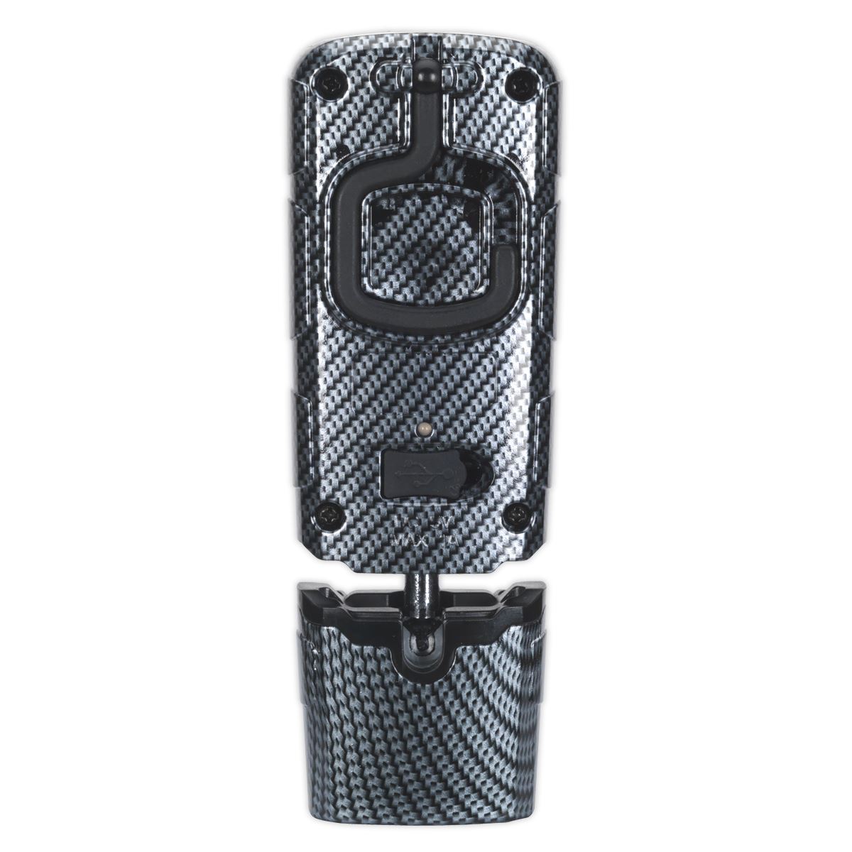 Sealey LED3601CF Rechargeable 360° Inspection Light 3W COB & 1W SMD LED Carbon Fibre Effect Sealey