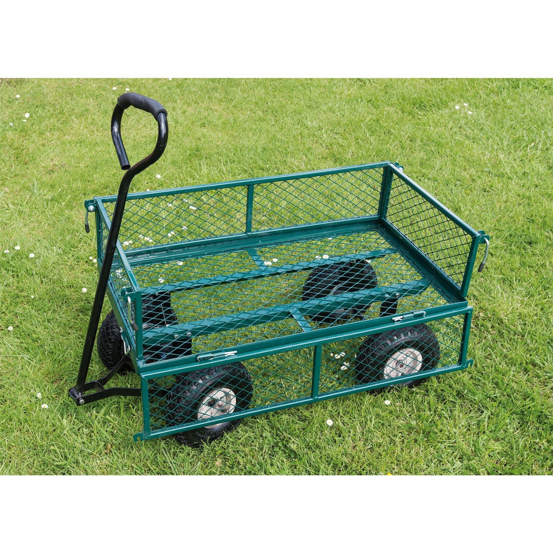 Draper 58552 Steel Mesh Garden Trolley Cart 200kg Draper