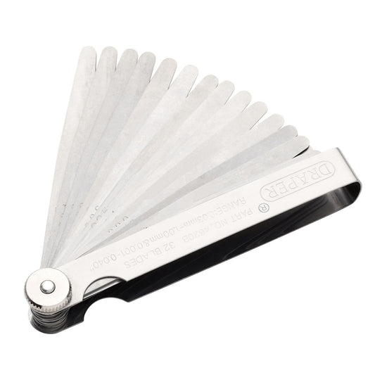 Draper 51720 32 Blade Combination Feeler Gauge Set Draper
