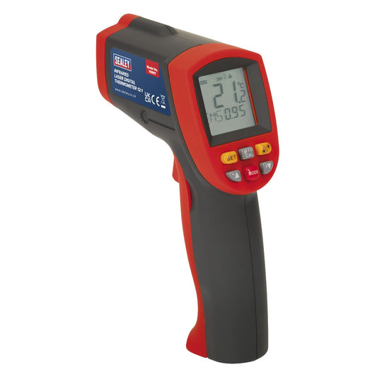 Sealey VS907 Infrared Laser Digital Thermometer 12:1 Sealey