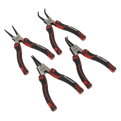 Sealey AK8457 Circlip Pliers Set 180mm 4pc Sealey