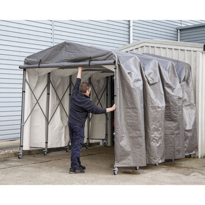 Sealey FGE01 Extending Steel Garage Extension 2.5 x 4.5 x 2.5m Sealey