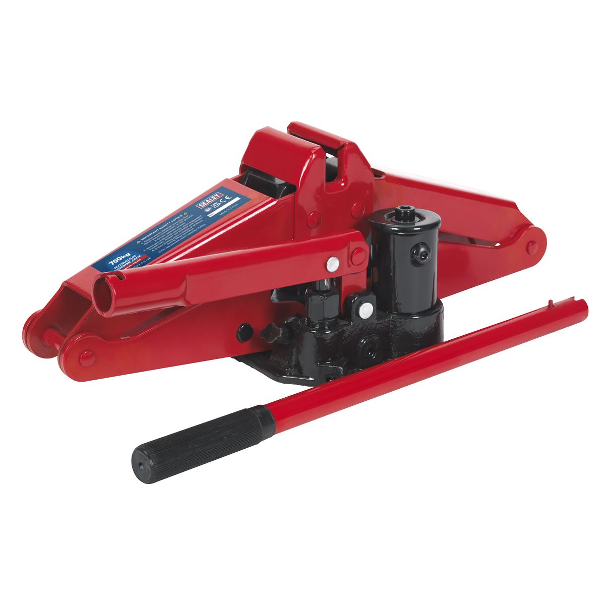 Sealey HSJ07 Hydraulic Scissor Jack 700kg Sealey
