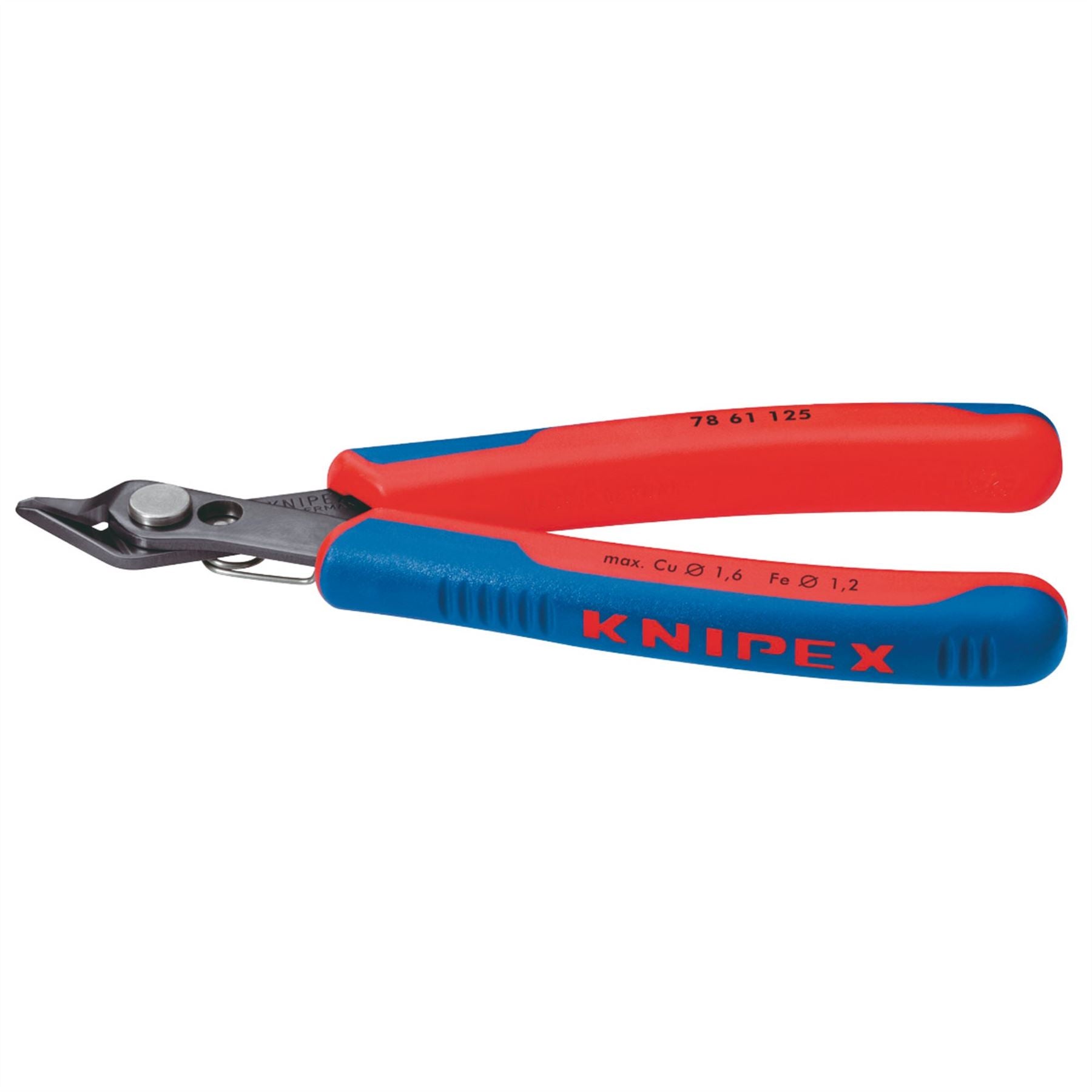 Knipex 12306 78 61 125 Electronic Super Knips® with multi-component grips burnished 125mm Knipex