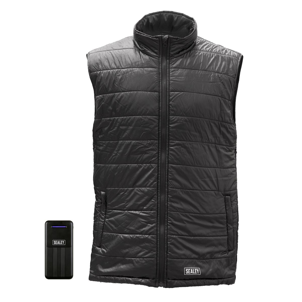 Sealey HG01KIT 5V Heated Puffy Gilet - 44" to 52" Chest with Power Bank 10Ah Sealey