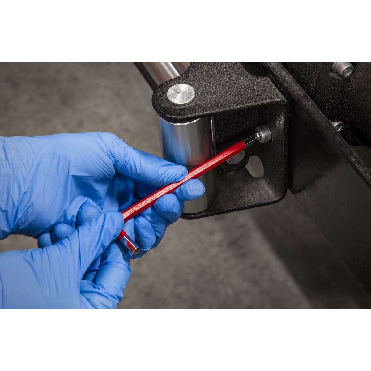 Sealey AK7197 Ball-End Hex Key Set 9pc Long Colour-Coded Imperial Sealey