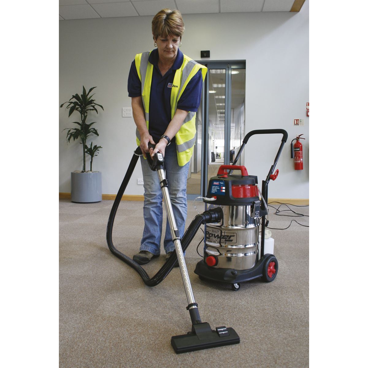 Sealey VMA915 Valet Machine Wet & Dry 30L Stainless Drum Sealey