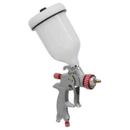 Sealey HVLP01 HVLP Gravity Feed Spray Gun - 1.3mm Set-Up Sealey