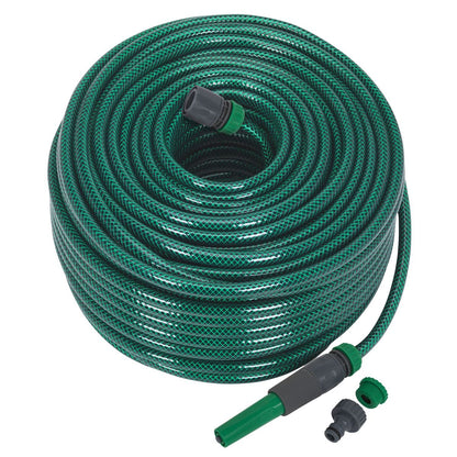Sealey GH80R Water Hose 80m with Fittings Sealey