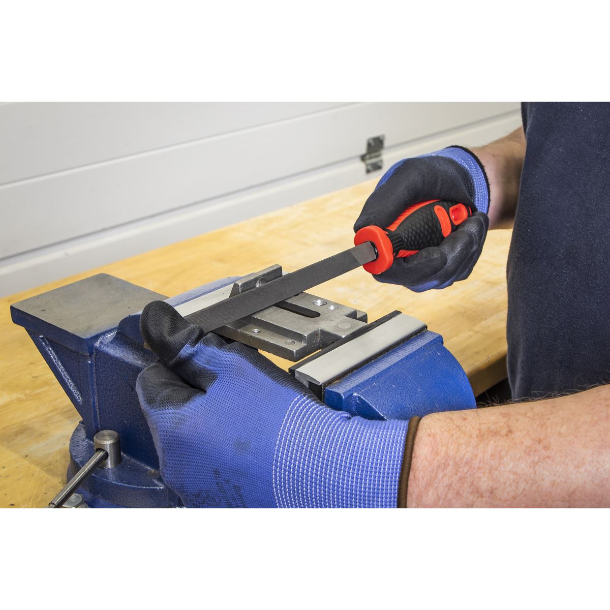 Sealey AK5864 Smooth Cut 3-Square Engineer's File 200mm Sealey