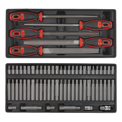 Sealey SPTCCOMBO1 Tool Chest Combination 14 Drawer with Ball-Bearing Slides - Blue & 1179pc Tool Kit Sealey