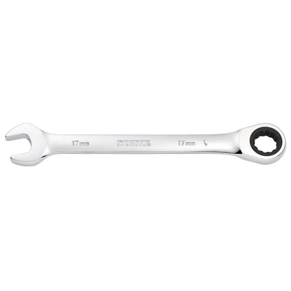 Draper 31014 Metric Ratcheting Combination Spanner 17mm Draper
