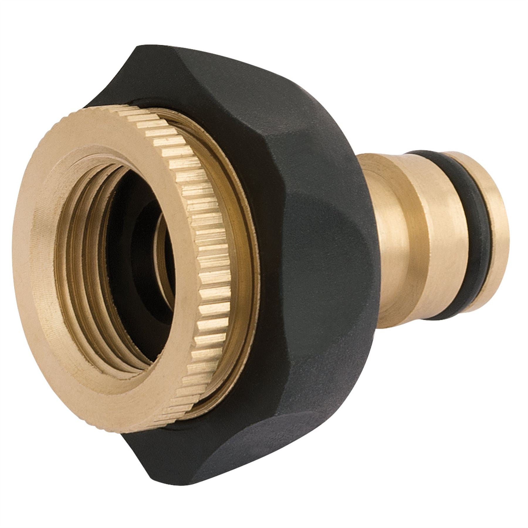 Draper 24646 Brass and Rubber Tap Connector 1/2 - 3/4" Draper