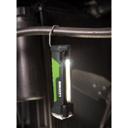 Sealey LED186 Rechargeable Slim Folding Inspection Light 6W COB LED & 1W SMD LED Lithium-ion Sealey