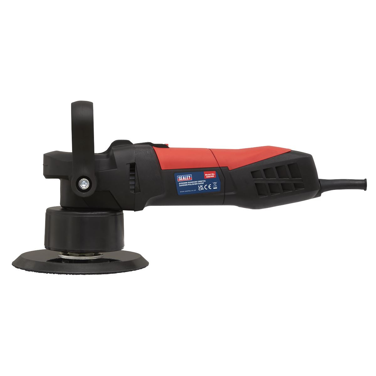 Sealey DAS149 Random Orbital Dual Action Sander/Polisher Ø150mm 600W/230V Sealey