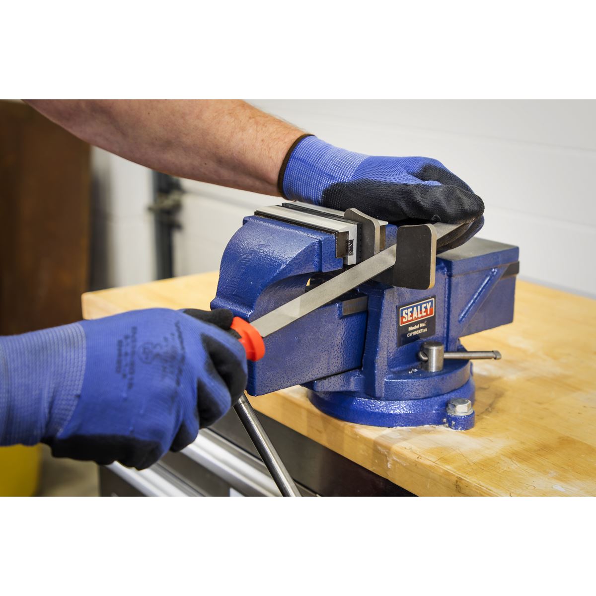 Sealey AK572 3pc 200mm Engineer's File Set Sealey