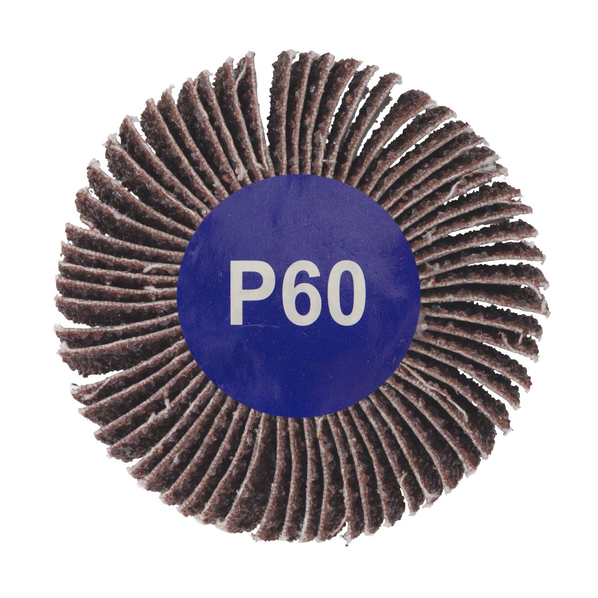 Sealey FW502560 Abrasive Flap Wheel Ø50 x 25mm 60Grit 6mm Shaft Sealey