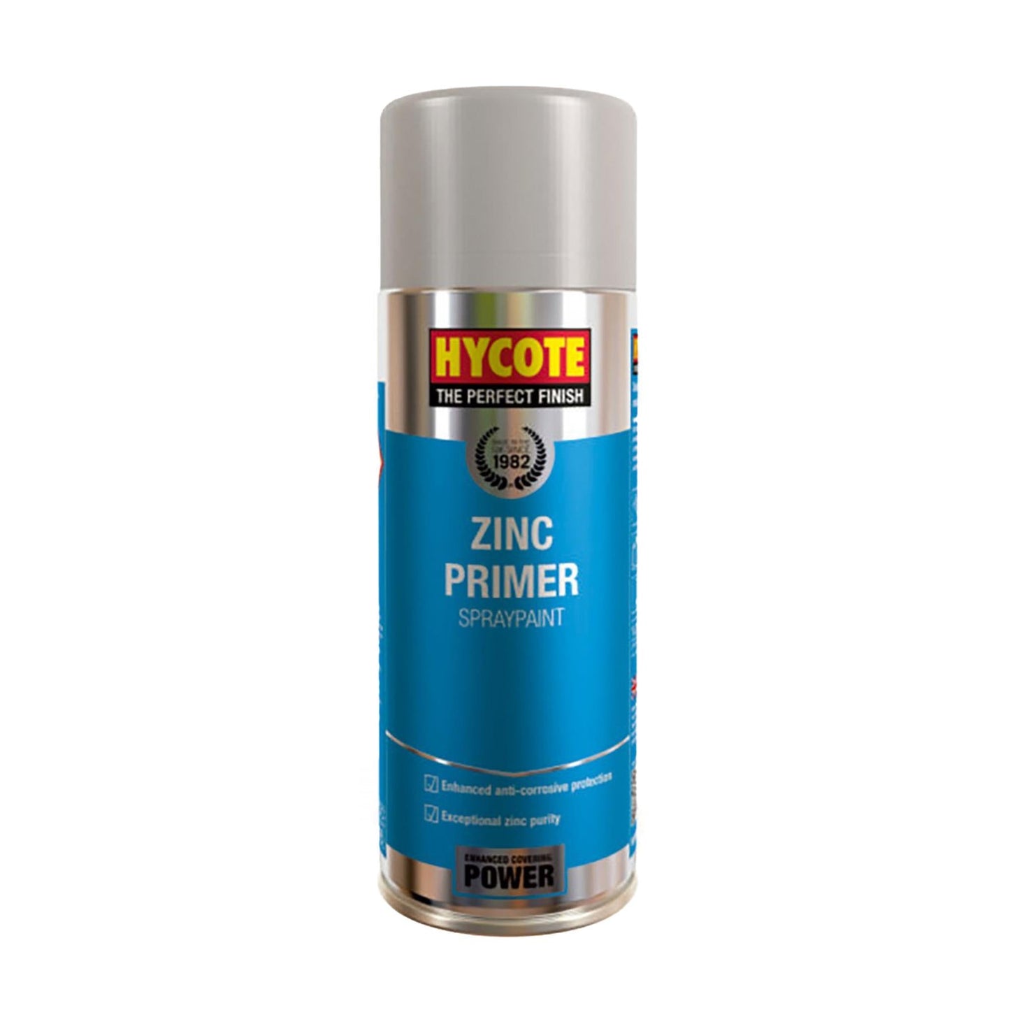 12 Cans Of Hycote Zinc Primer Spray Paint 400ml XUK207 Hycote