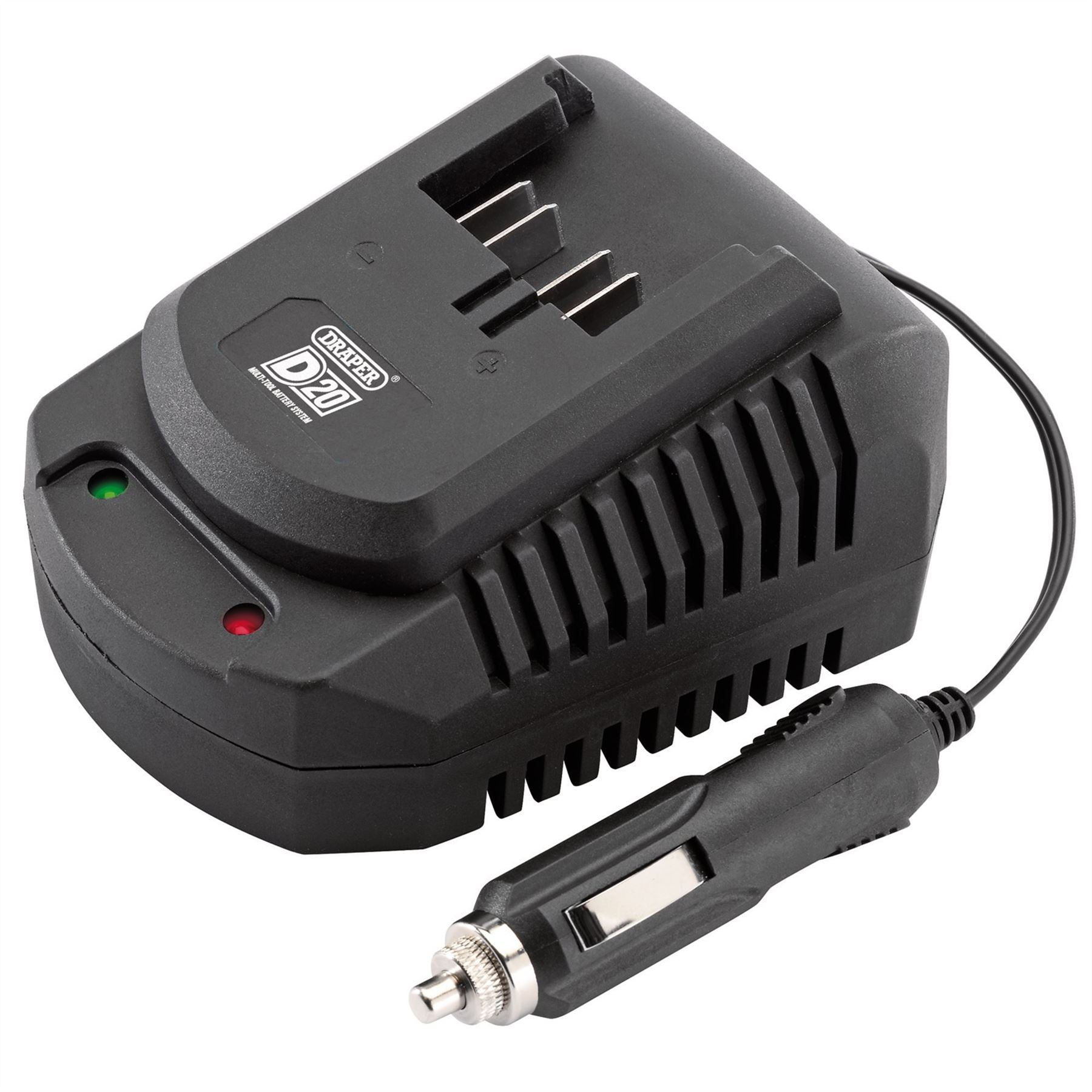 Draper 90498 D20 12V Li-ion In Car Battery Charger Draper