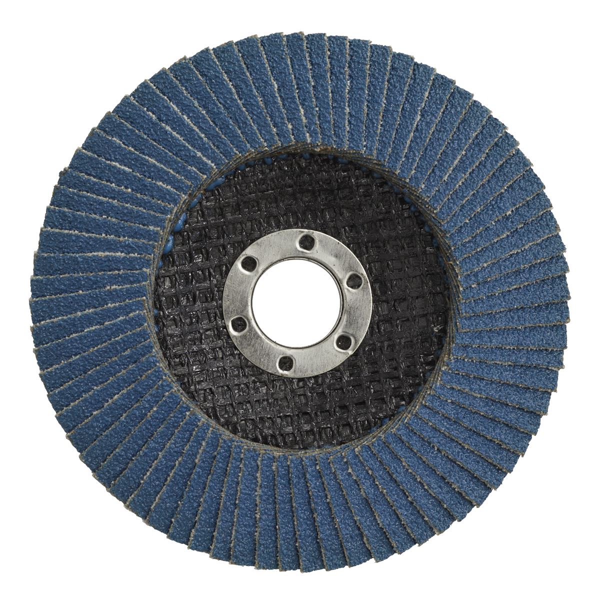 Sealey FD10080 Flap Disc Zirconium Ø100mm Ø16mm Bore 80Grit Sealey