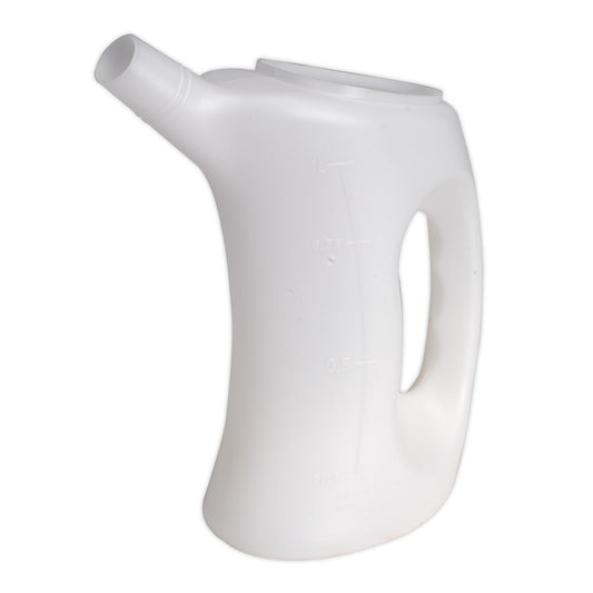 Sealey J1 Measuring Jug with Rigid Spout 1L Sealey