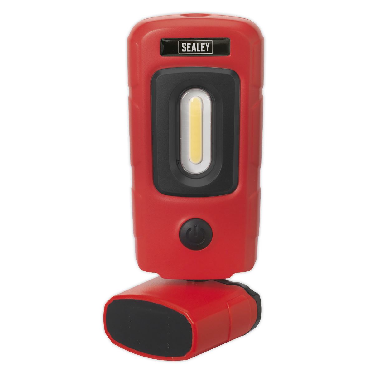 Sealey LED3601R Rechargeable 360° Inspection Light 3W COB & 1W SMD LED Red Lithium-Polymer Sealey