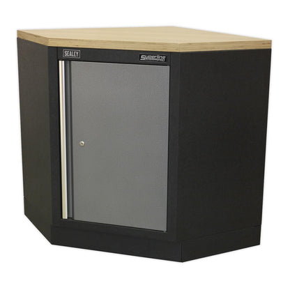 Sealey APMS60 Modular Corner Floor Cabinet 865mm Sealey