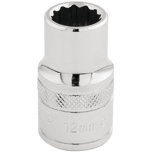 Draper 33097 HI-TORQ® 12 Point Socket 1/2" Sq. Dr. 12mm Draper