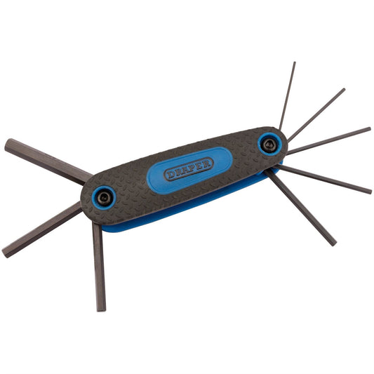 Draper 33834 Metric Hex. Key Set in Holder 8 Piece Draper