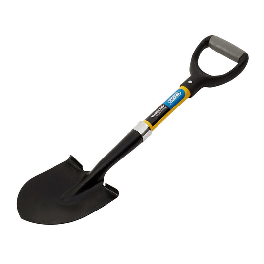 Draper 57569 Round Point Mini Builders Shovel with Fibreglass Shaft Draper