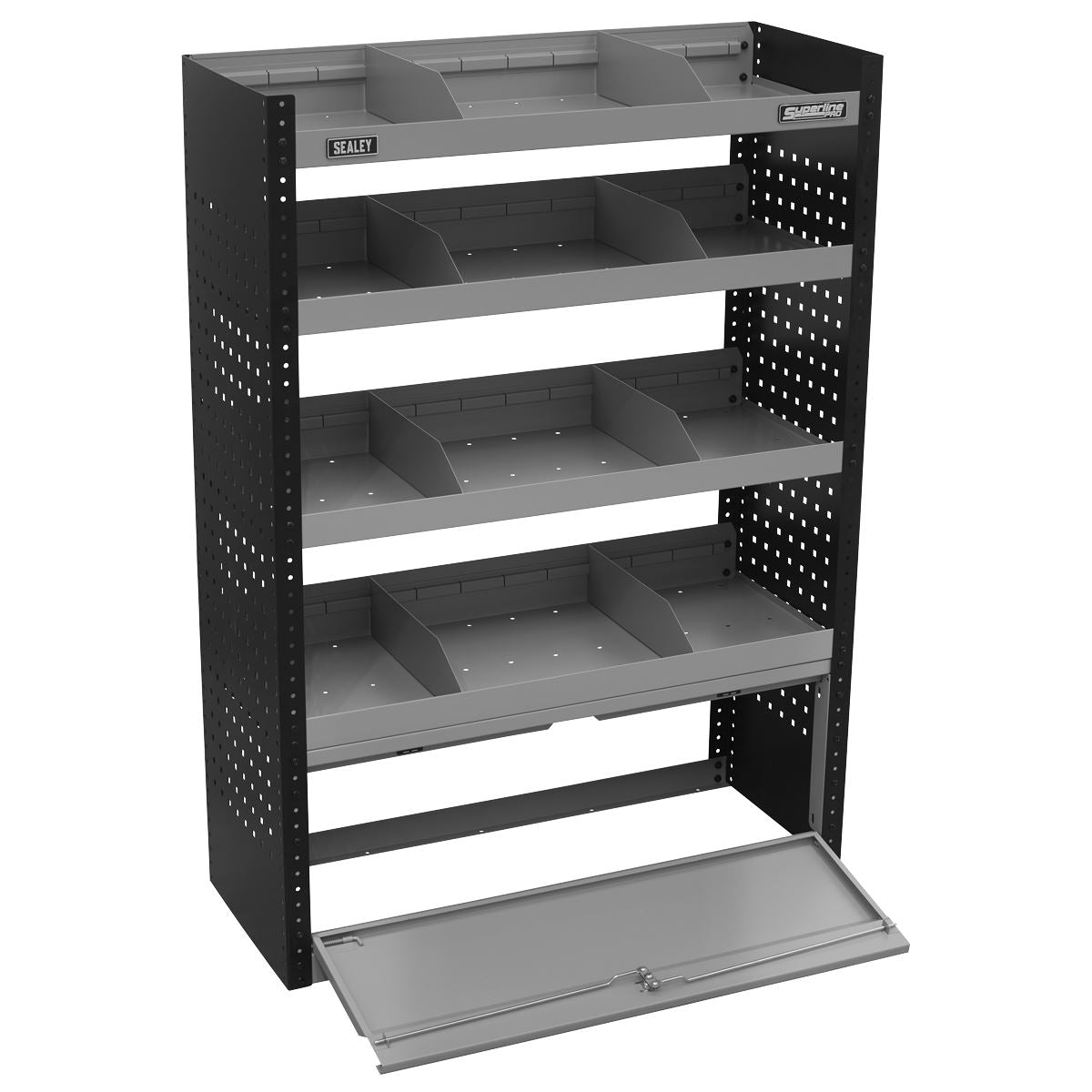 Sealey APMSVCOMBO1 Modular Flat Shelf Van Storage System Sealey