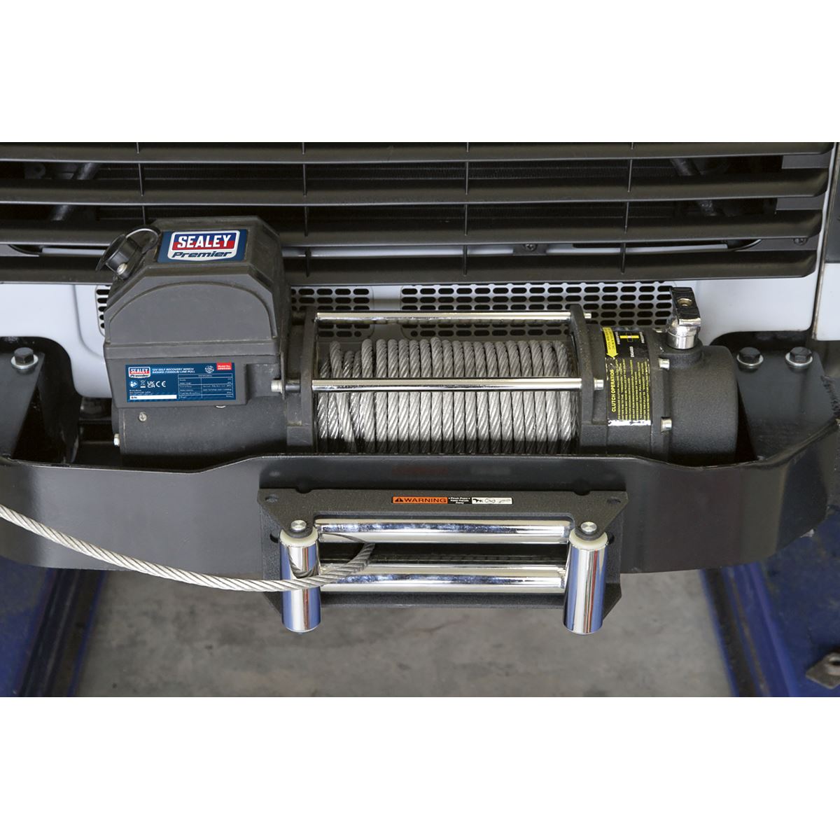 Sealey SRW5450 Self-Recovery Winch 5450kg (12000lb) Line Pull 12V Sealey