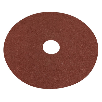 Sealey WSD540 Fibre Backed Disc Ø125mm - 40Grit Pack of 25 Sealey