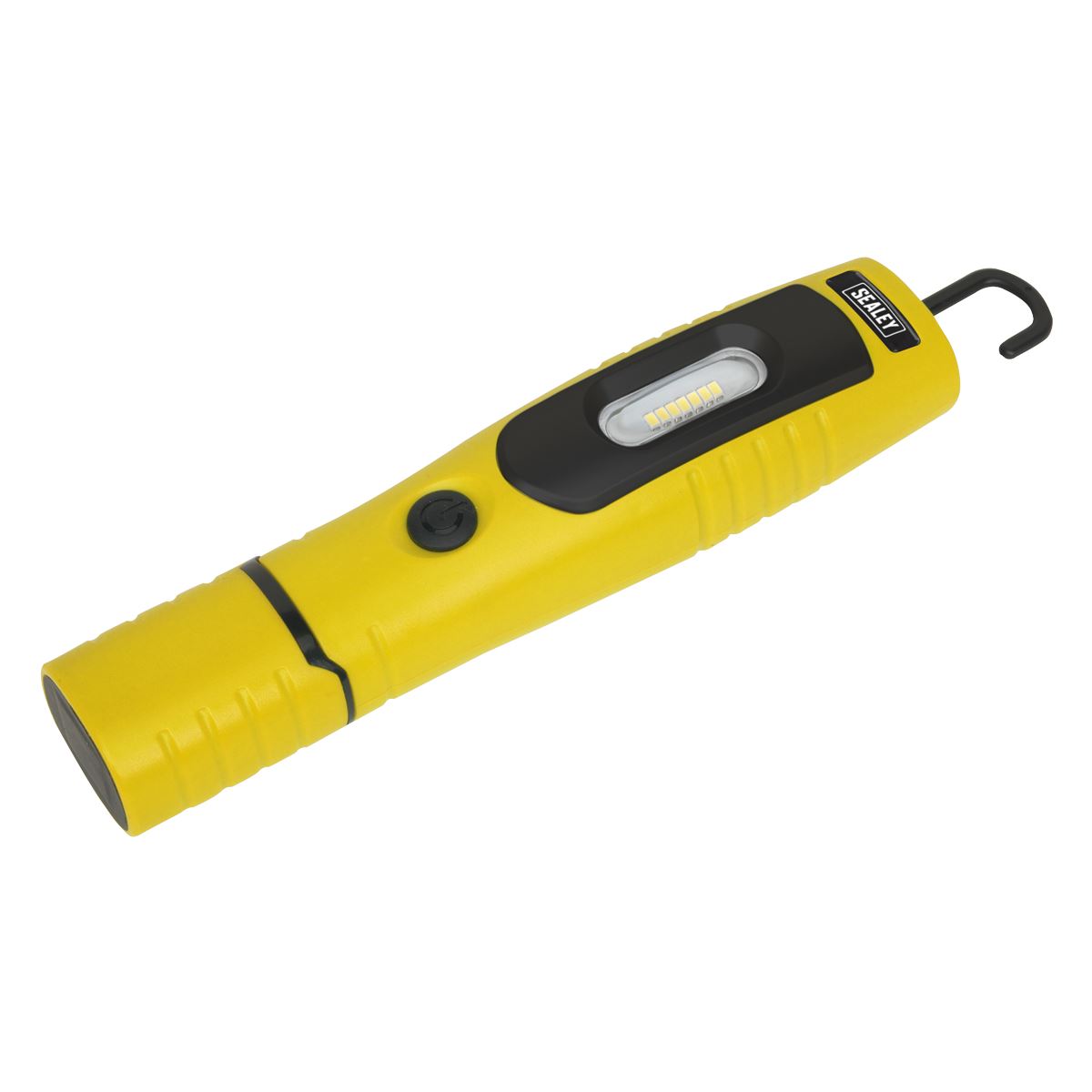 Sealey LED3602Y Rechargeable 360° Inspection Light 4W & 3W SMD LED Yellow Lithium-ion Sealey