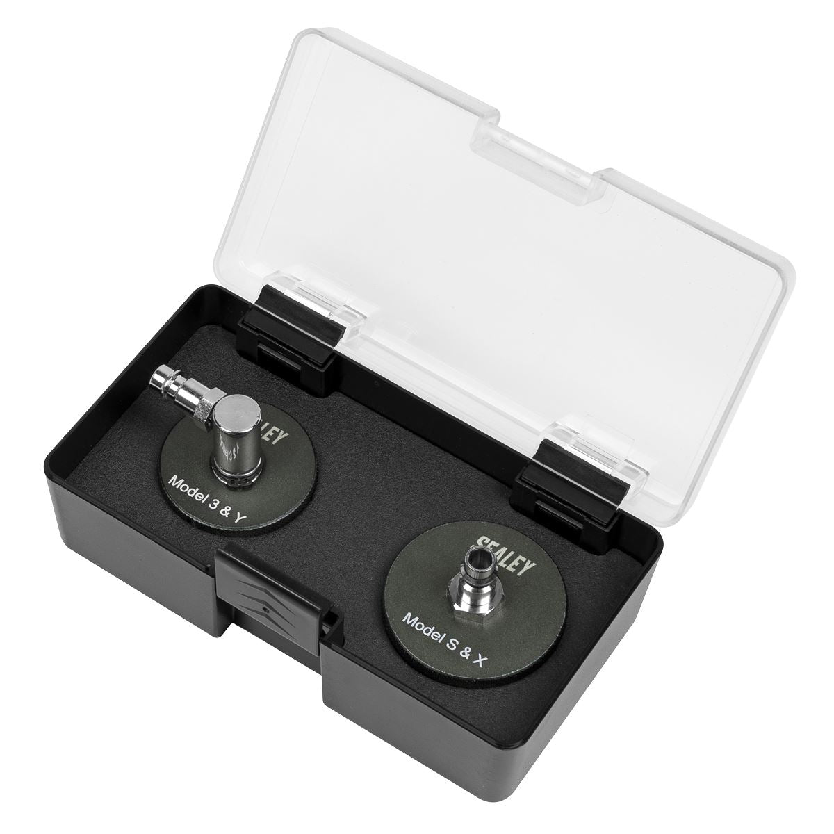 Sealey VS0204T Tesla - Brake Pressure Bleeder Cap Set Sealey