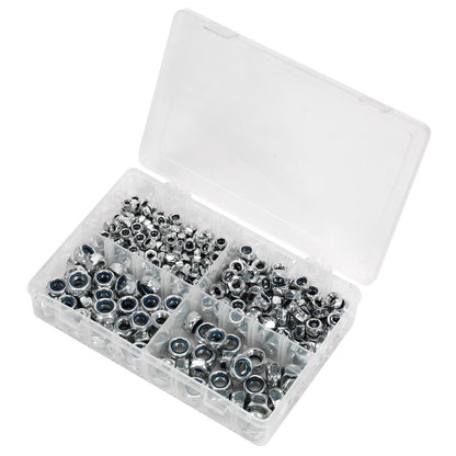 Sealey AB032LN Nylon Locknut Assortment 300pc M6-M12 Metric Sealey