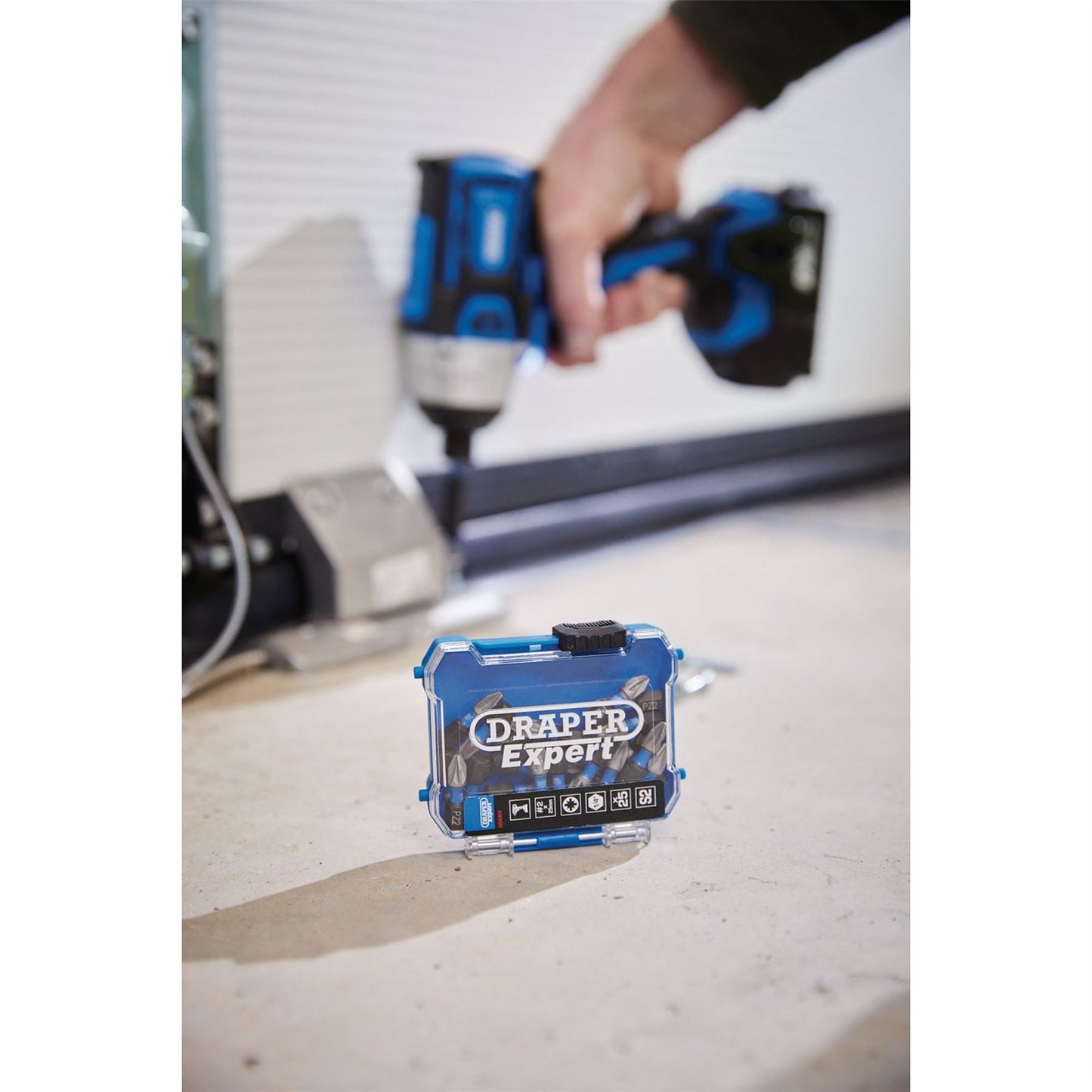 Draper 05689 Expert PZ-Type Impact Screwdriver Bits No.2 x 25mm 1/4" Hex Pack of 25 Draper