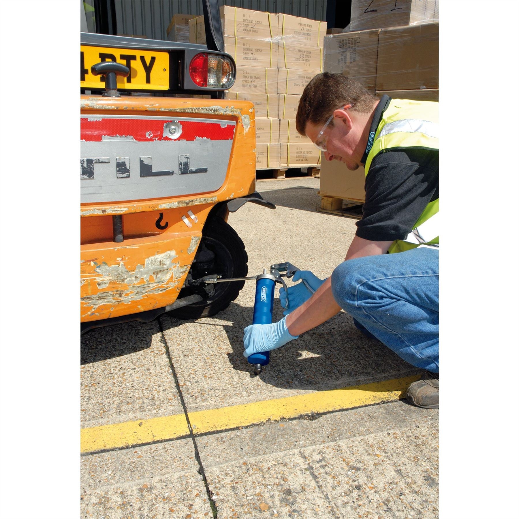 Draper 47813 Heavy Duty Pistol Type Grease Gun 500cc Draper