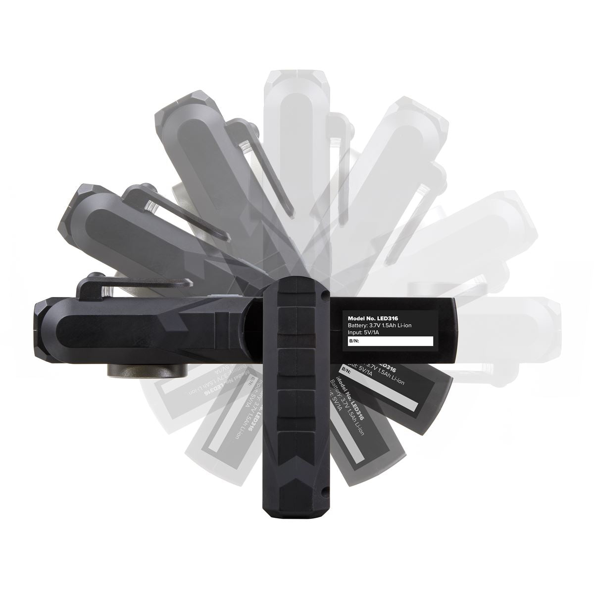 Sealey LED316 Rechargeable 3-in-1 Inspection Light 5W COB & 3W SMD LED Sealey