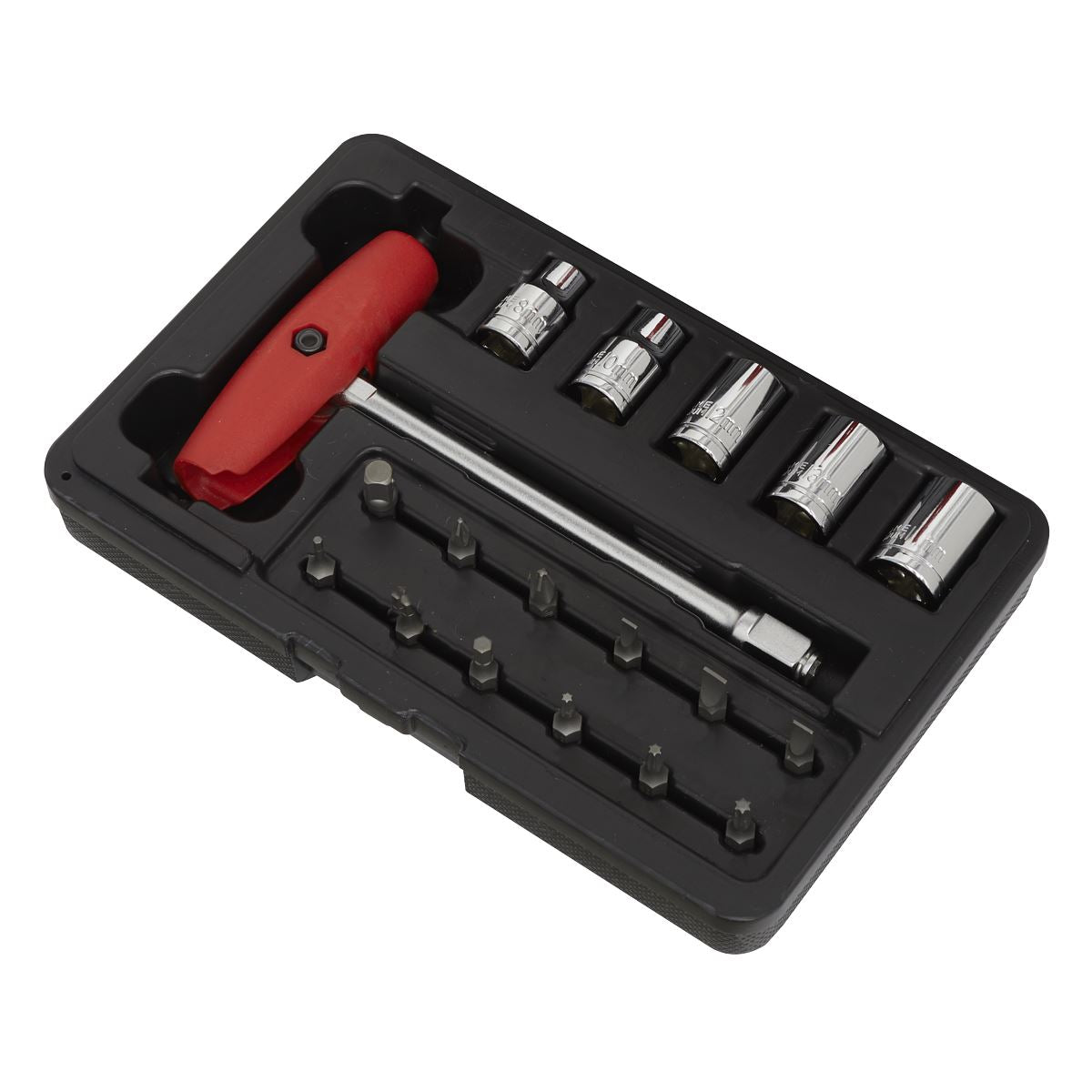 Sealey SMC31 Socket & JIS Bit Set 18pc Sealey