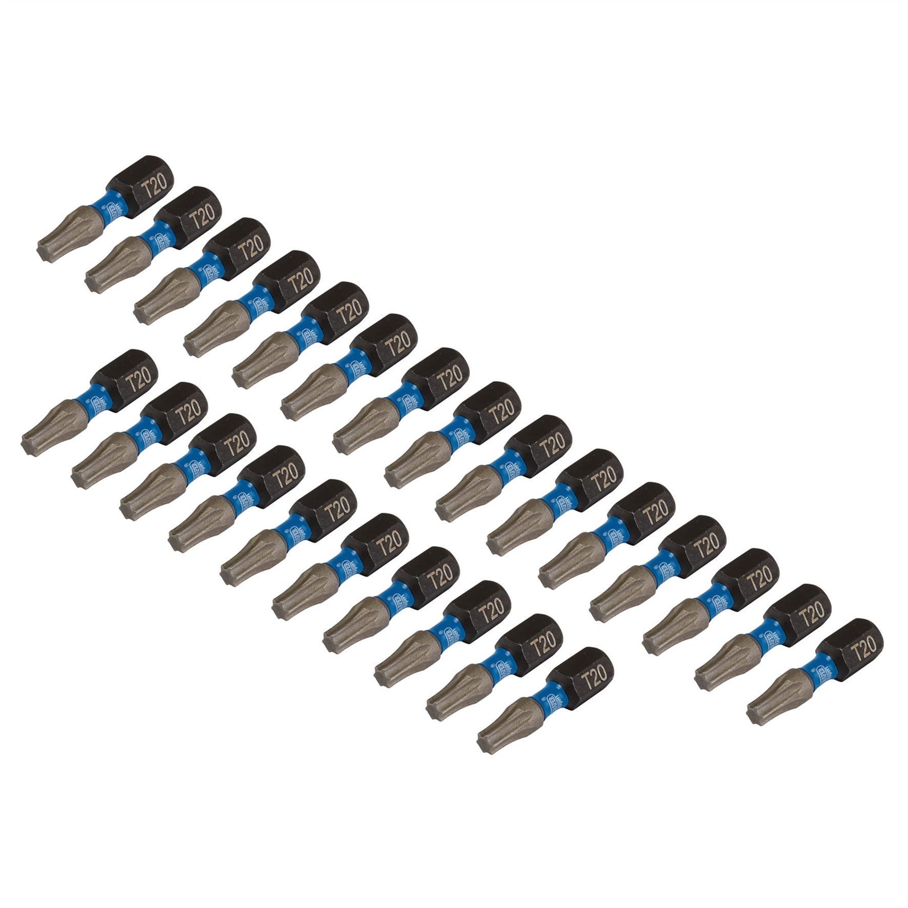 Draper 05692 Expert TX-STAR® Impact Screwdriver Bits T20 x 25mm 1/4" Hex Pack of 25 Draper
