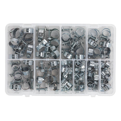 Sealey AB042MH Mini Hose Clip Assortment 100pc Sealey
