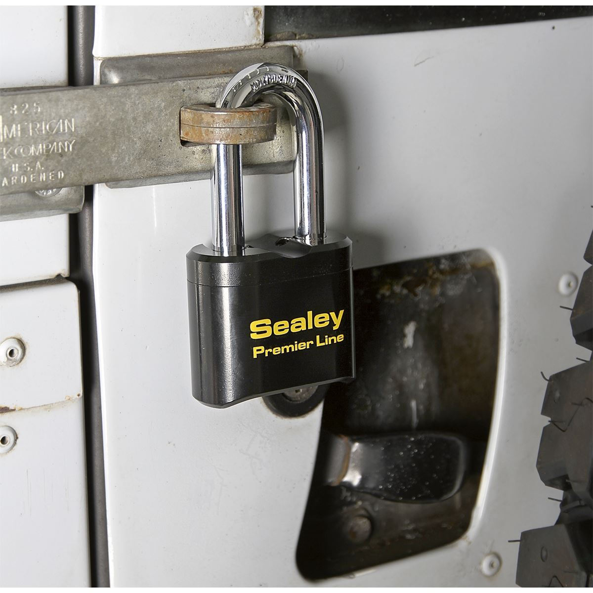 Sealey PL603L Steel Body Combination Padlock Long Shackle 62mm Sealey
